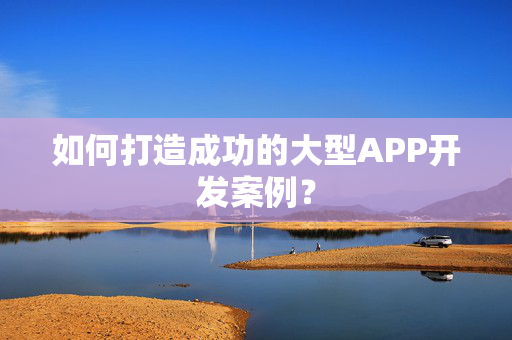 如何打造成功的大型APP开发案例？