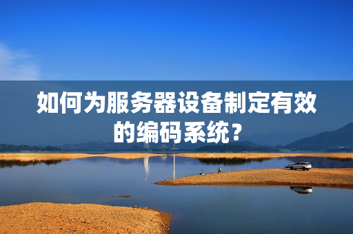 如何为服务器设备制定有效的编码系统？