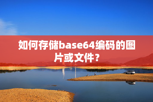 如何存储base64编码的图片或文件？